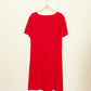 Vestido tipo camiseta con botones