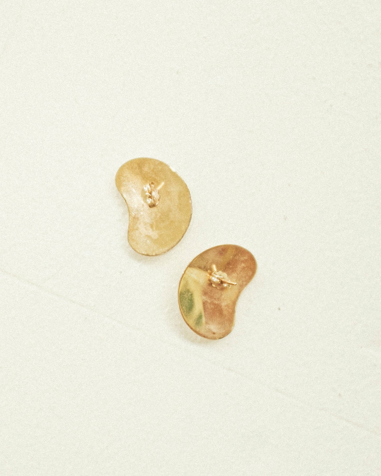Gold Bean Earrings