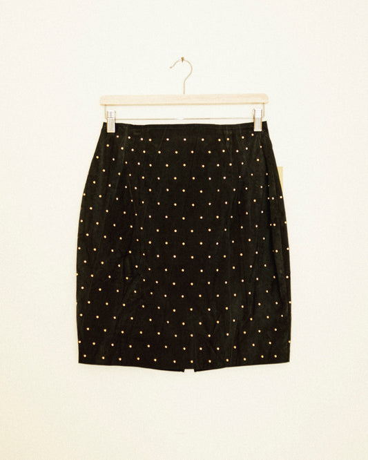 Noir Stud Skirt