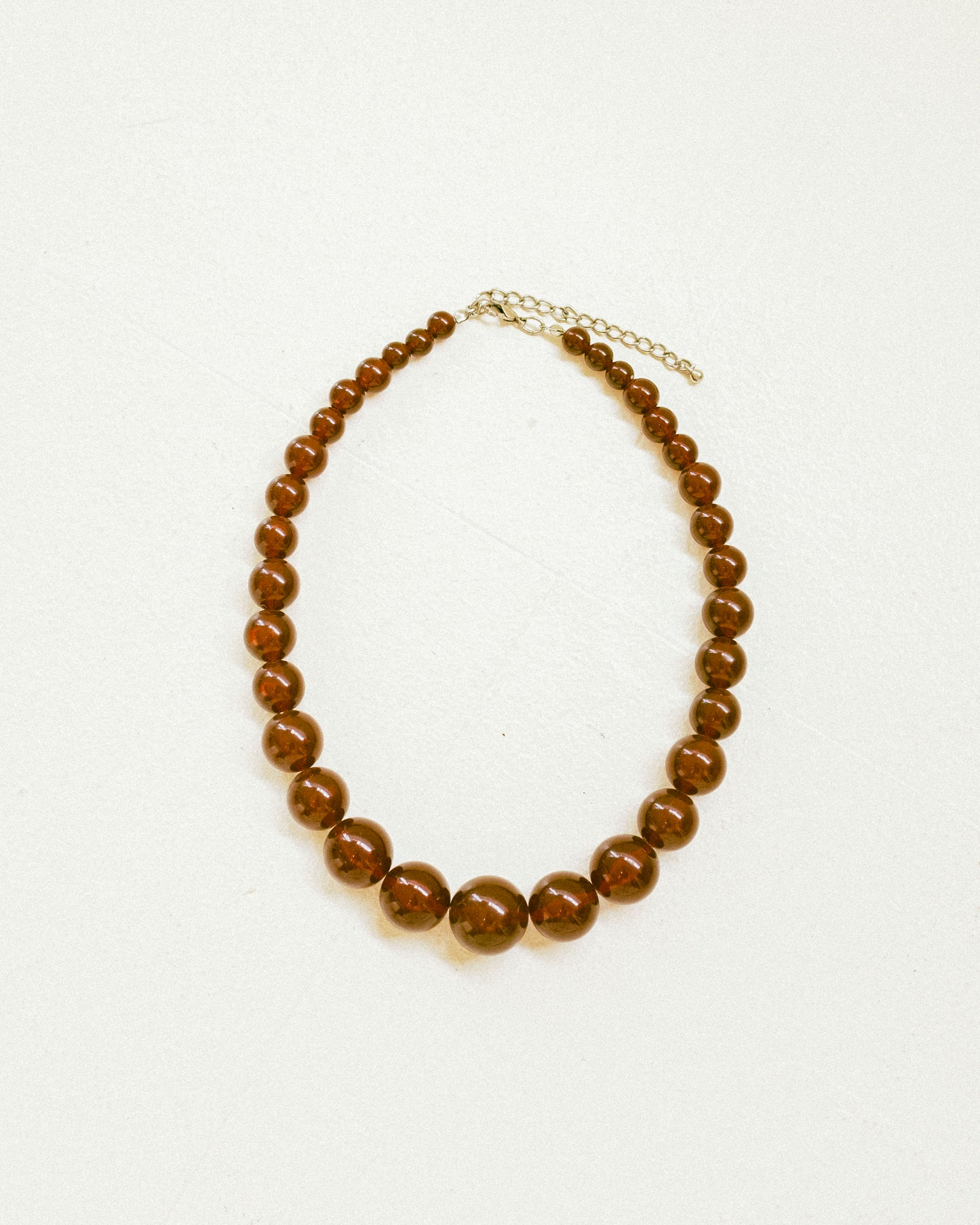 Cocoa Bead Necklace