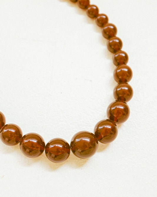 Cocoa Bead Necklace