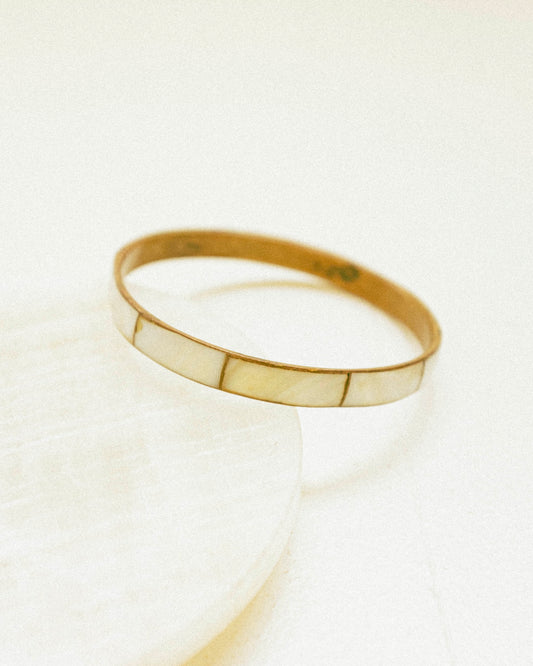 Brass Shell Bangle
