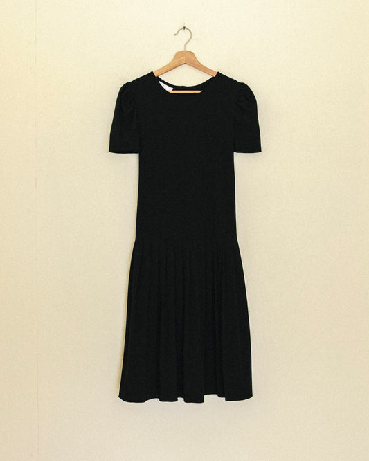 Noir Drop Waist Dress