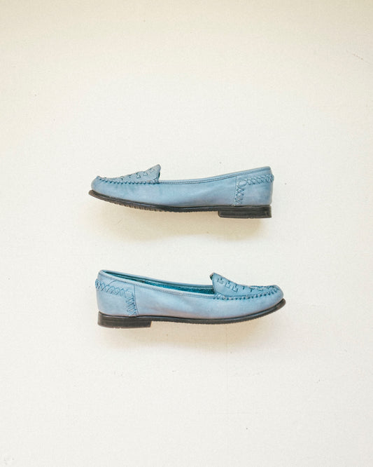 Blue Cottage Loafer 8