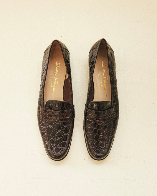 Ferragamo Croc Loafers 8