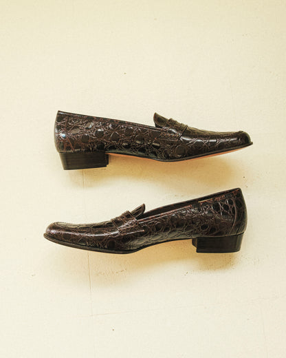 Ferragamo Croc Loafers 8