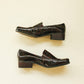 Chunky Patent Croc Loafers 8