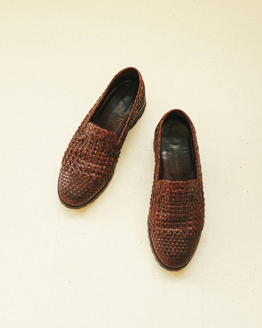 Woven Lug Loafers 6.5