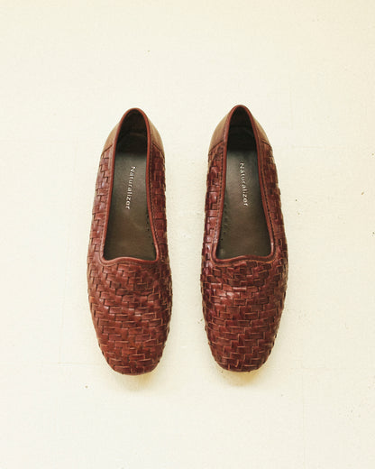 Woven Leather Loafers 6