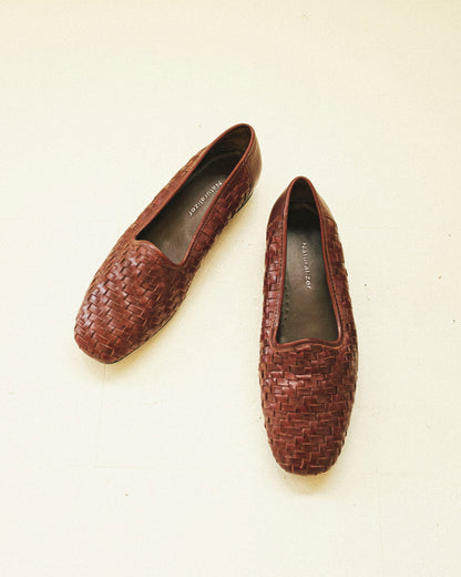 Woven Leather Loafers 6