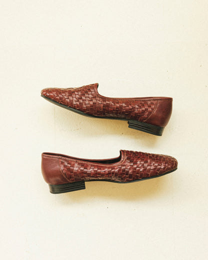 Woven Leather Loafers 6