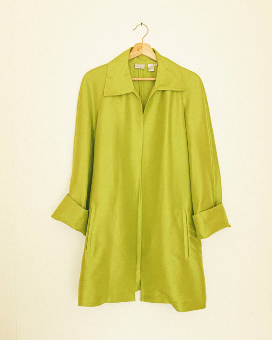 Chartreuse Silk Jacket