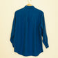 Indigo Linen Button Up