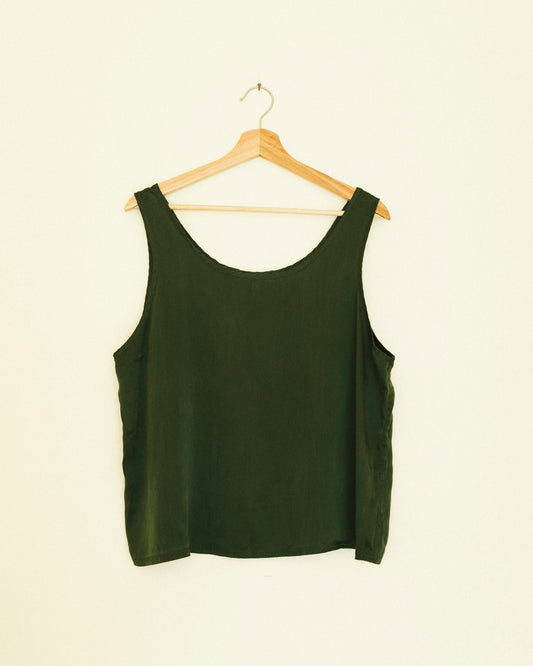 Green Silk Tank