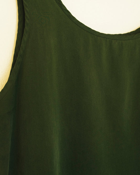 Green Silk Tank