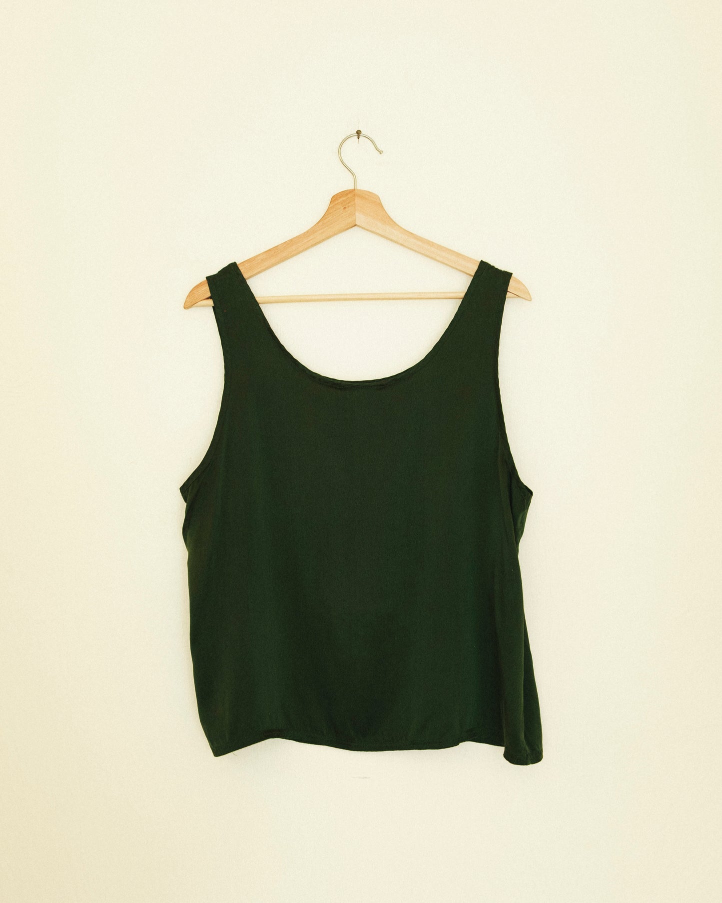 Green Silk Tank