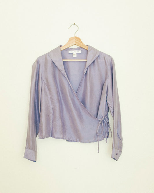 Lavender Wrap Top