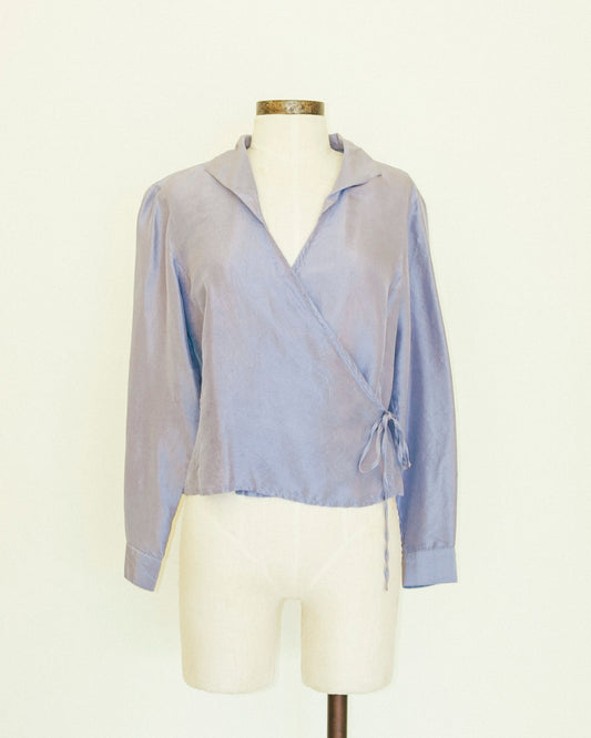 Lavender Wrap Top