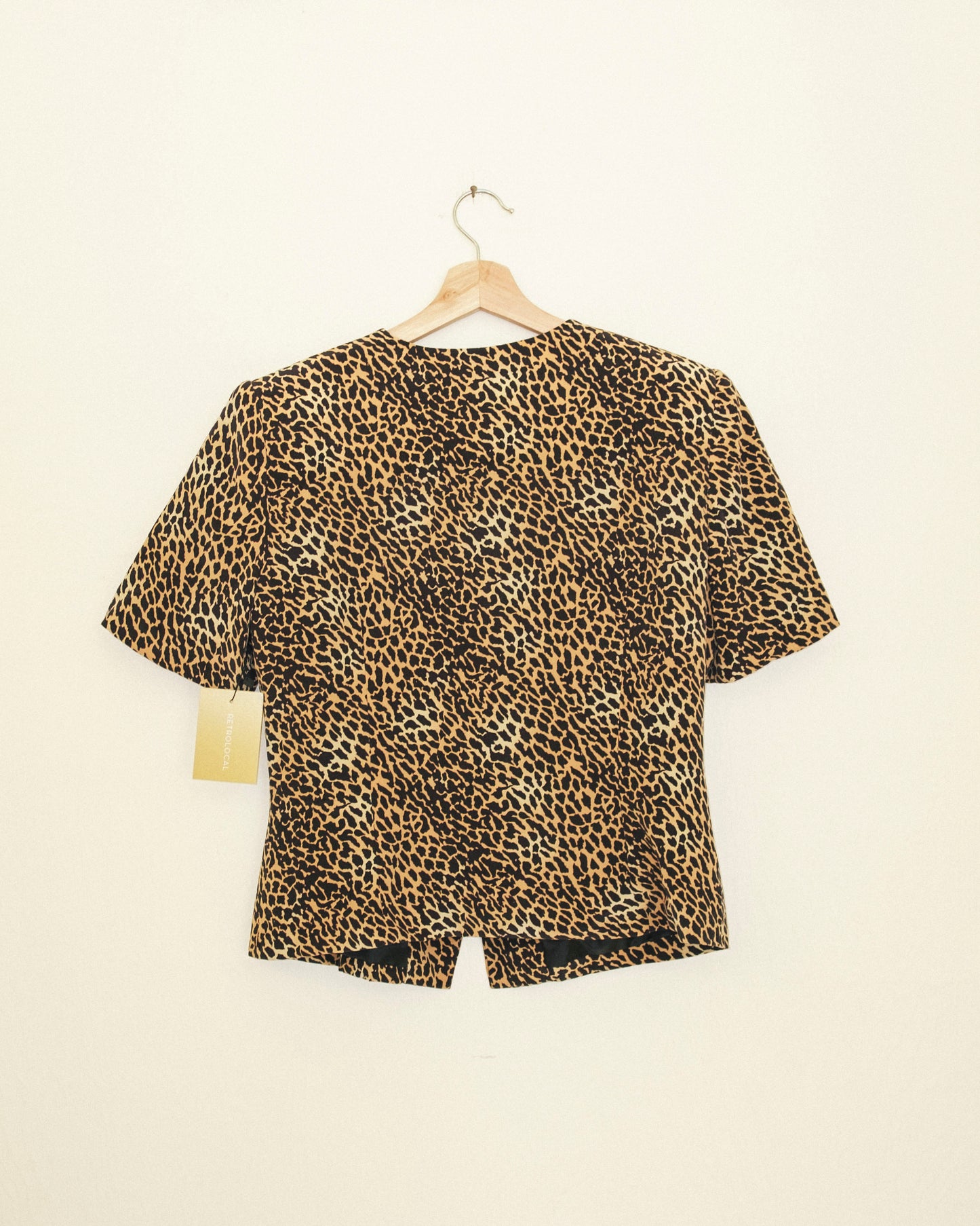 Leopard Zip Top