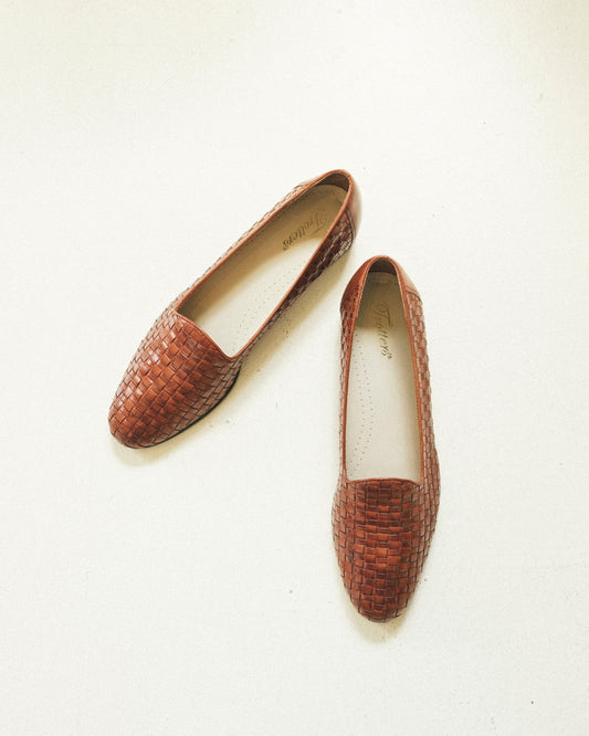 Woven Leather Loafers 10