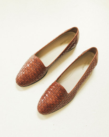 Woven Leather Loafers 10