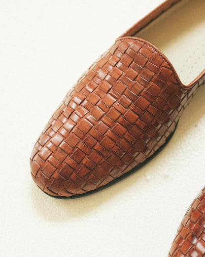 Woven Leather Loafers 10