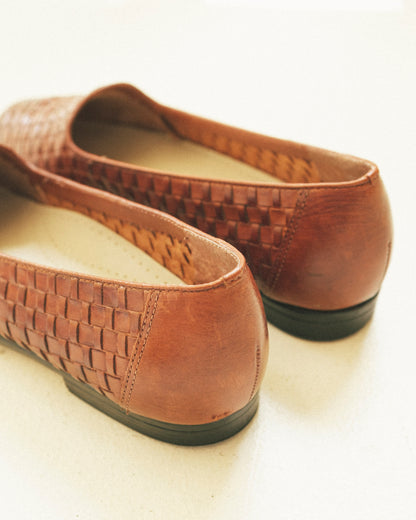 Woven Leather Loafers 10
