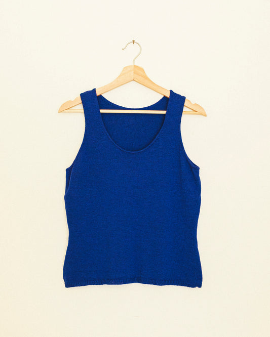 Cobalt Knit Tank