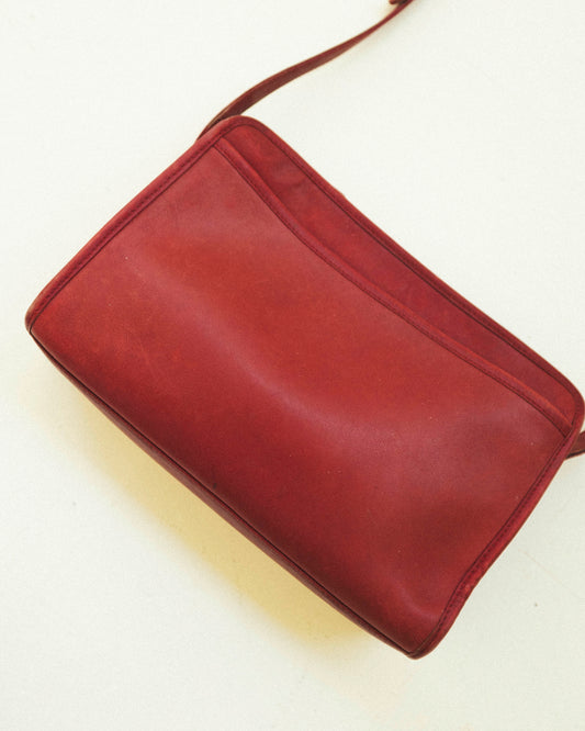 80's Red Coach Blazer Bag