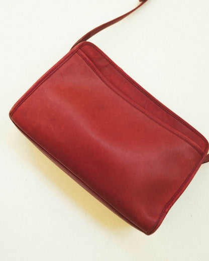 80's Red Coach Blazer Bag