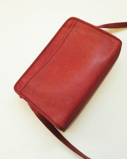 80's Red Coach Blazer Bag