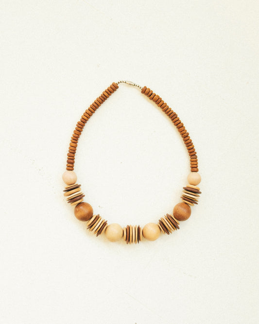 Wooden Sphere Necklace