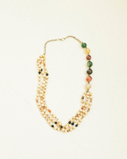 Agate Beaded Necklace