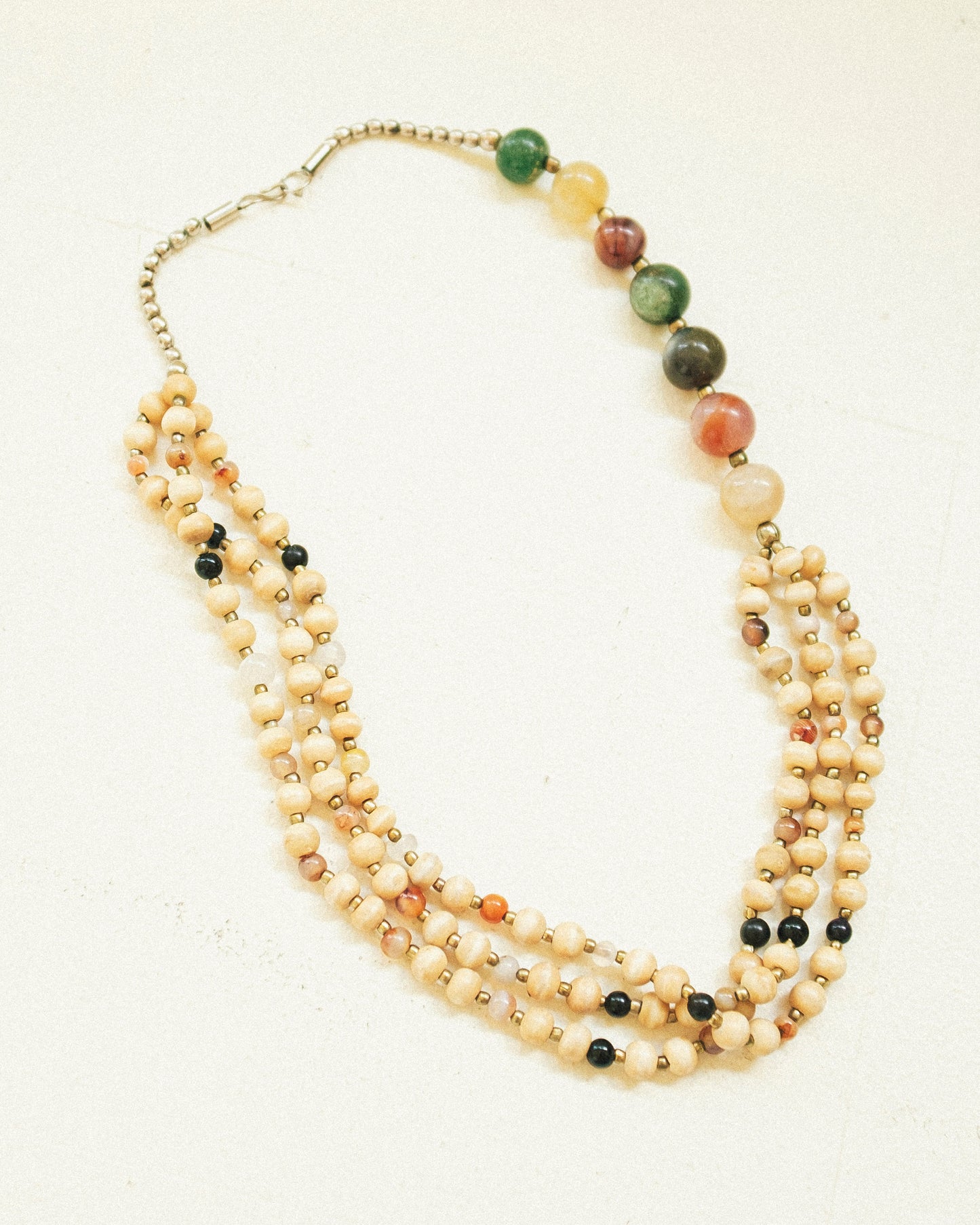 Agate Beaded Necklace