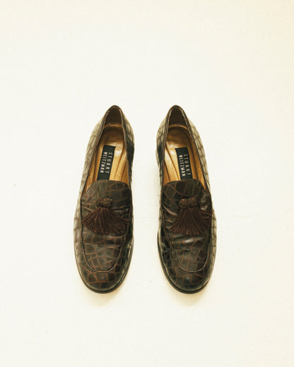 Leather Tassel Loafers 9