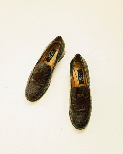 Leather Tassel Loafers 9