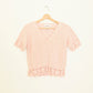 Pink Crochet Top