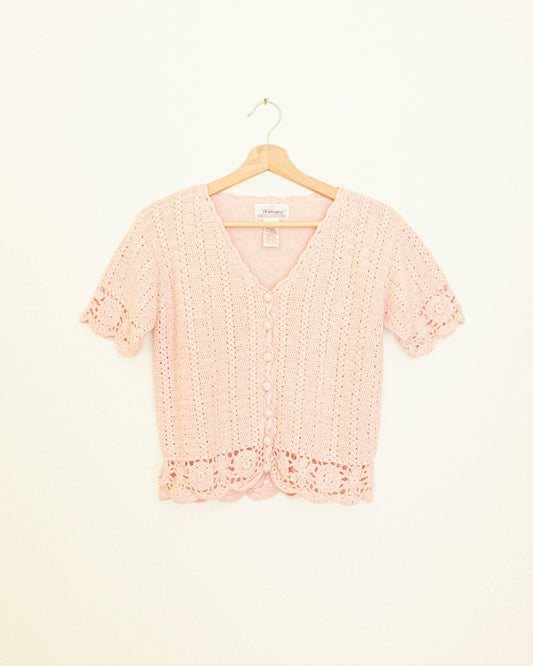 Pink Crochet Top