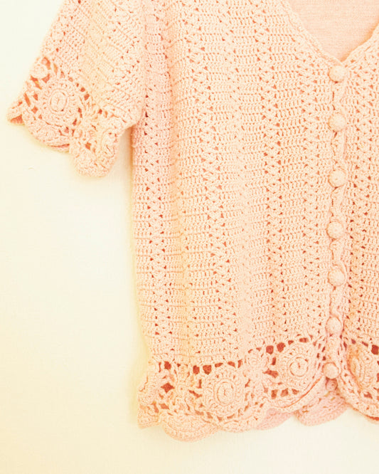 Pink Crochet Top