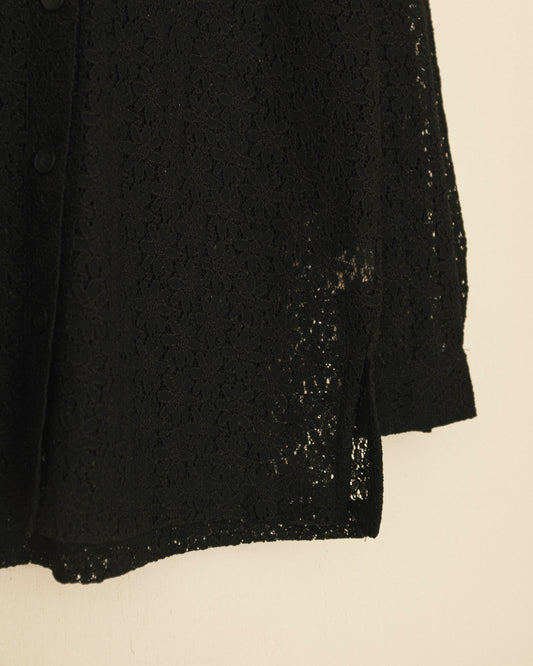 Lace Button Up