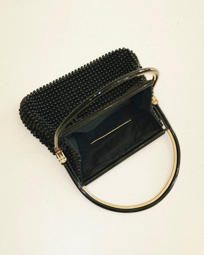 Licorice Bead Handbag