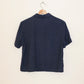 Navy Silk Shirt