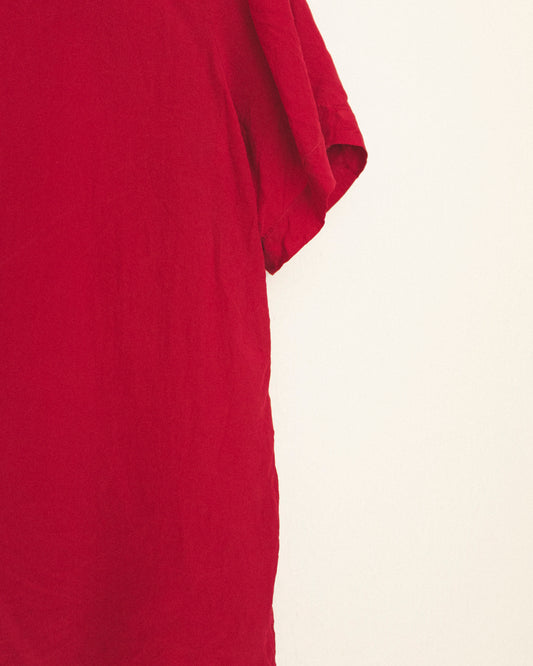Rose Silk Tee