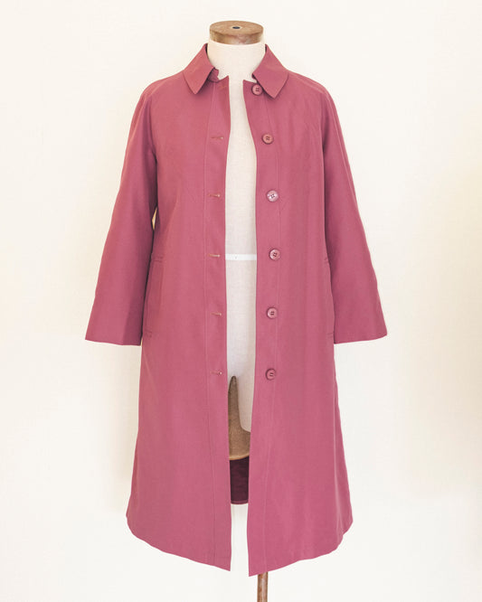 Plum Trench Coat