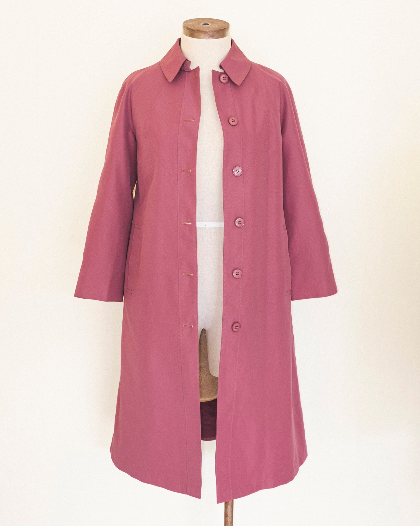 Plum Trench Coat