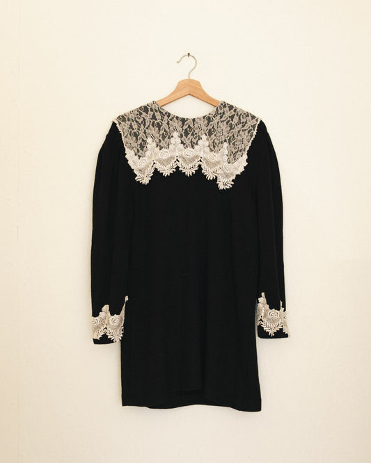 Lace Collar Sweater