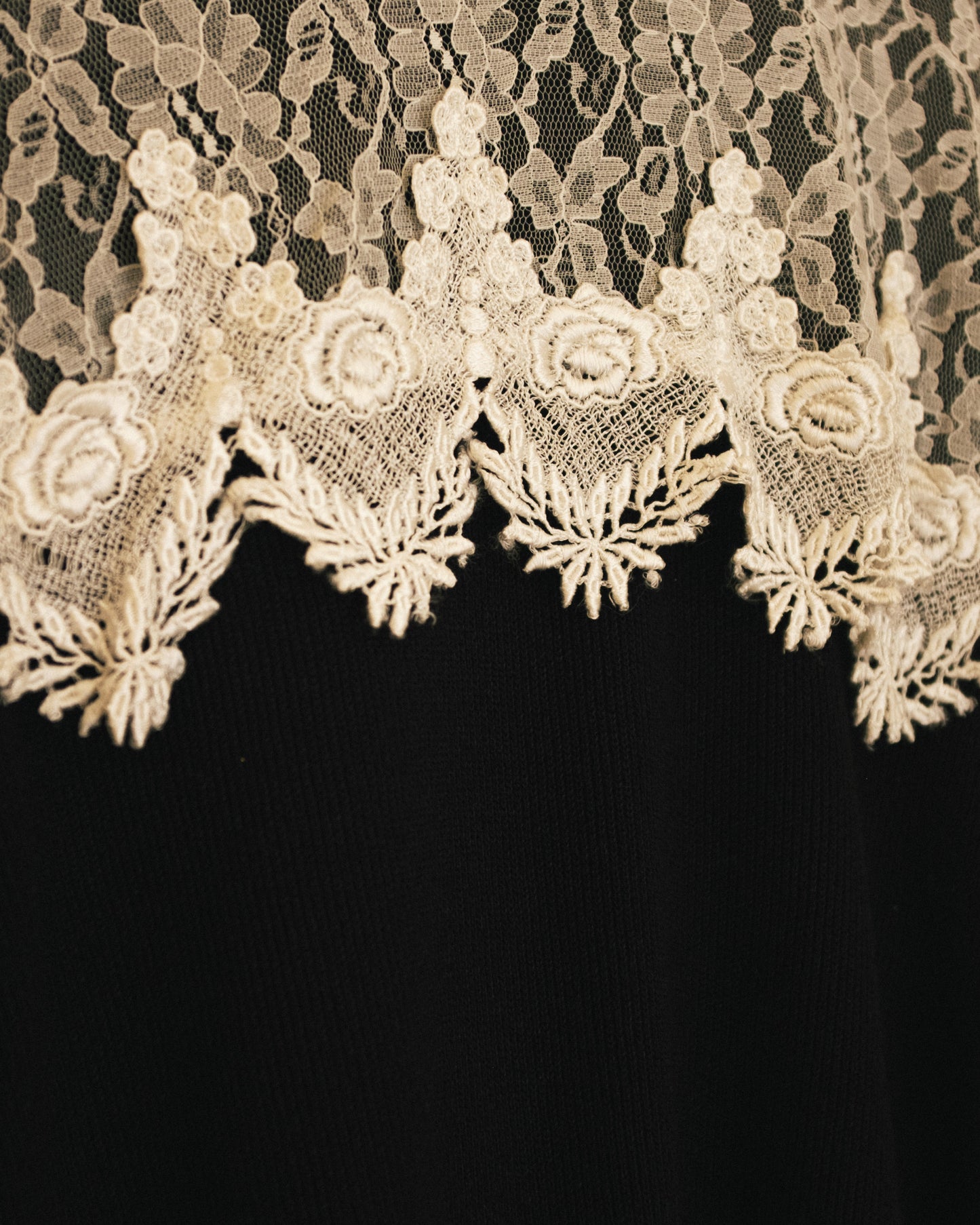 Lace Collar Sweater