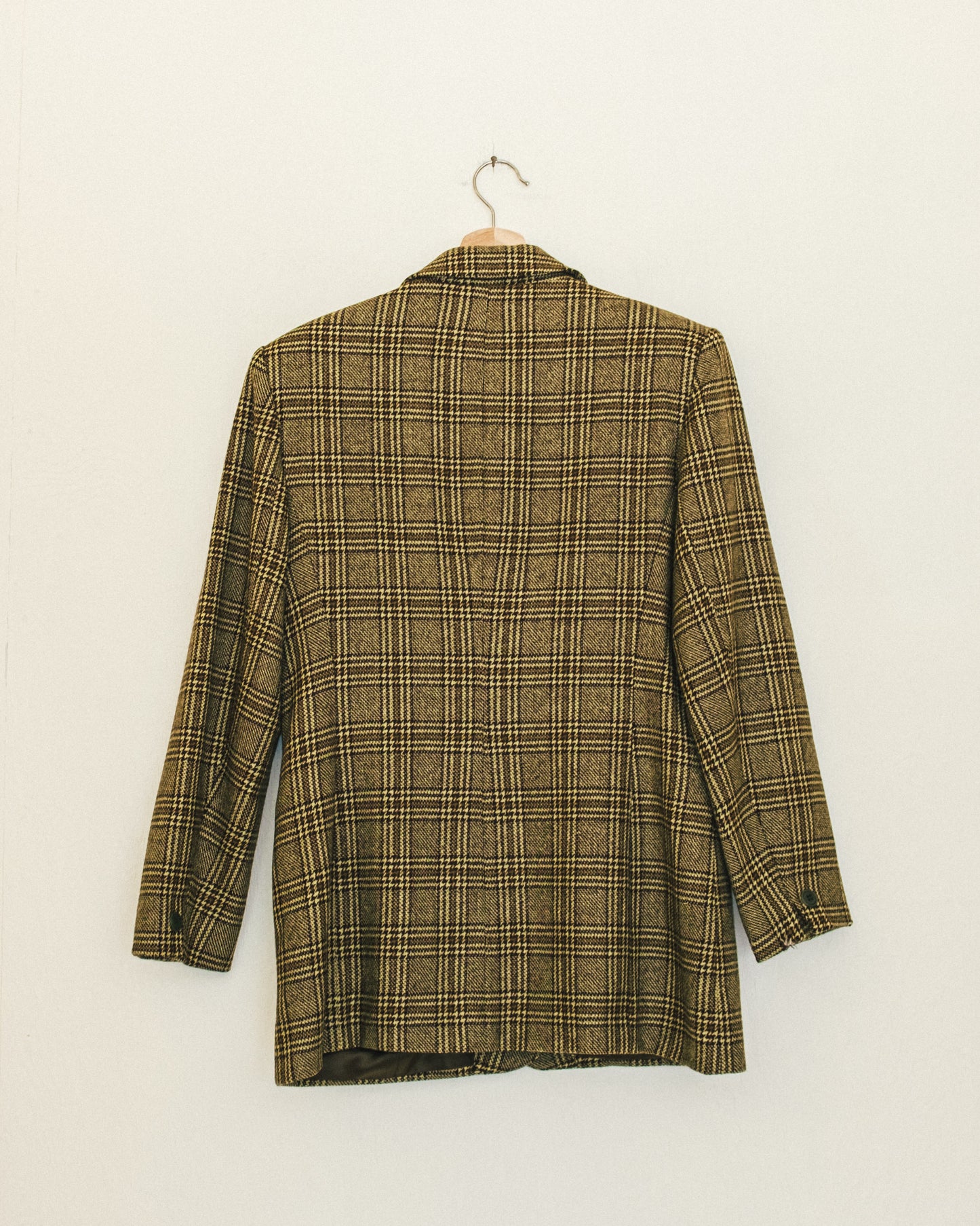 Pistachio Plaid Blazer