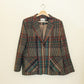 Stone Plaid Blazer