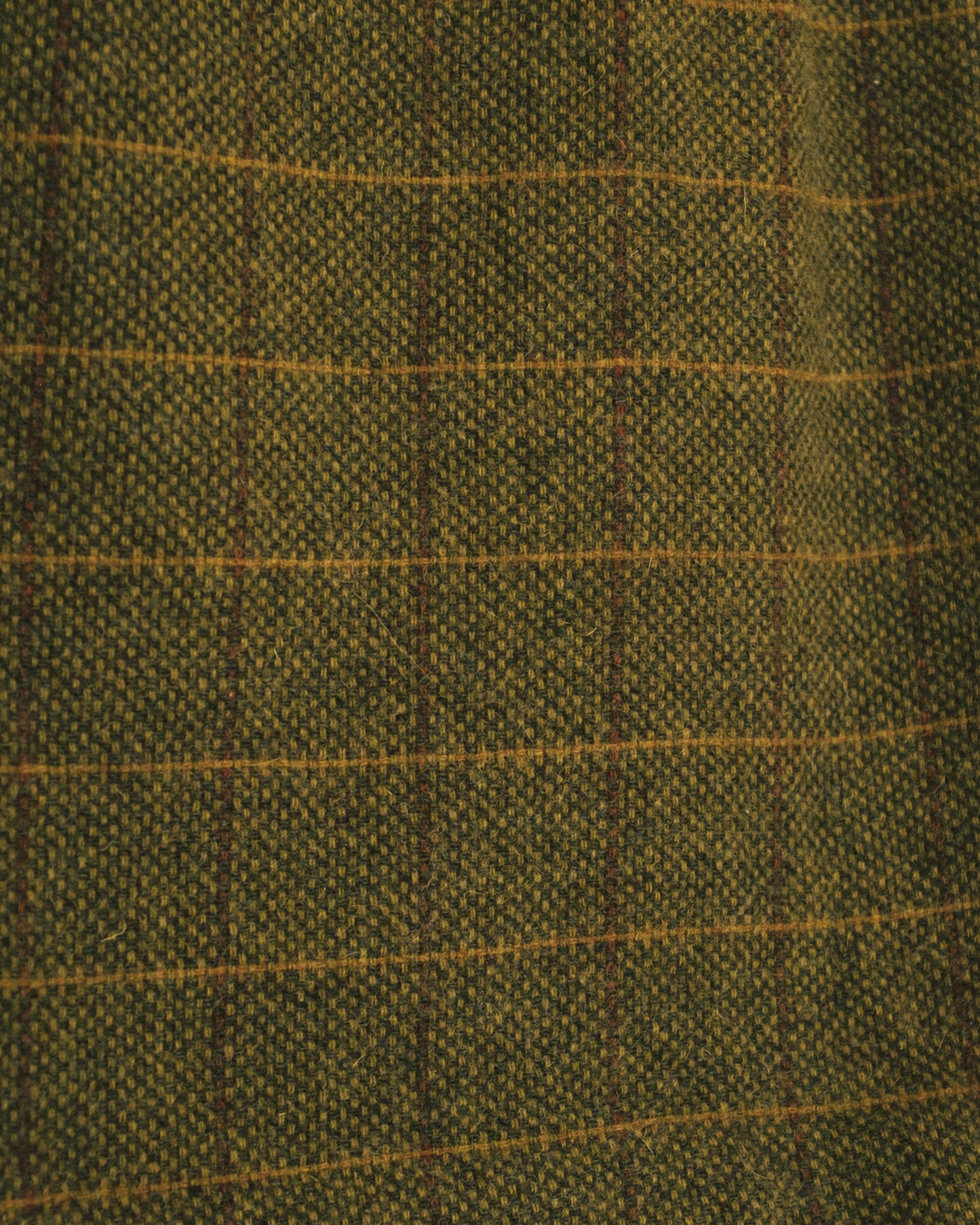 Olive Plaid Mini Skirt